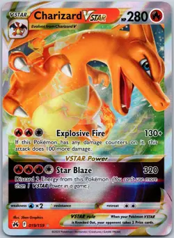 Charizard VSTAR 019/159 Ultra Rare Crown Zenith NM - Image 1