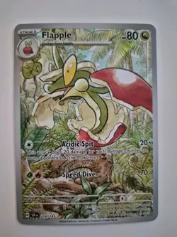 Pokemon TCG Flapple 210/191- Surging Sparks- Illustration Rare- Pack Fresh- NM - Image 1