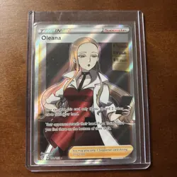 Pokemon TCG Oleana (Full Art) Ultra Rare SWSH02: Rebel Clash 191/192 - Image 1