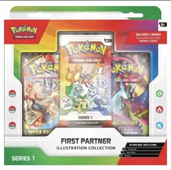 Pokemon TCG First Partner Illustration Collection Series 1 New Sealed - Image 1