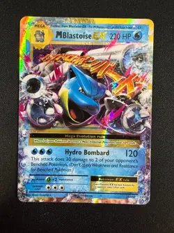 Mega-Blastoise-EX - 22/108 - Holo Rare EX XY Evolutions (LP) Pokemon - Image 1