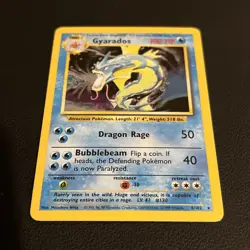 Gyarados 6/102 Pokemon Base Set MP Great Condition Holo - Image 2