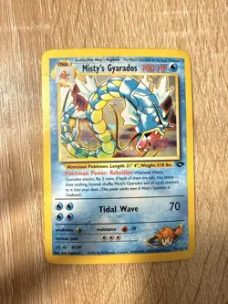 Pokemon TCG Misty's Gyarados Holo Rare Gym Challenge 13/132 Unlimited Edition - Image 1