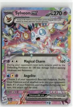 Sylveon ex 086 Surging Sparks Pokemon Double Rare Near Mint - Image 1