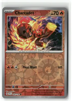 Charcadet 040 Reverse Holo Scarlet & Violet Pokemon Common Reverse Holo NM - Image 1