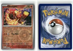 Charcadet 040 Reverse Holo Scarlet & Violet Pokemon Common Reverse Holo NM - Image 3