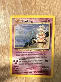 Pokemon TCG Slowking Neo Genesis 14/111 Unlimited Holo Rare HP - Image 1