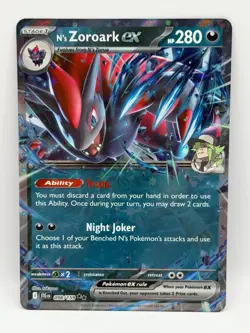 N's Zoroark ex 098/159 Journey Together NM Double Rare Holo Pokemon TCG - Image 1
