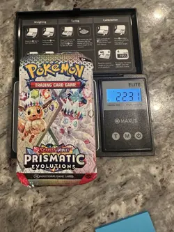 22.31g! HEAVY! -Pokemon Prismatic Evolution Booster Pack -Possible GODU - Image 1