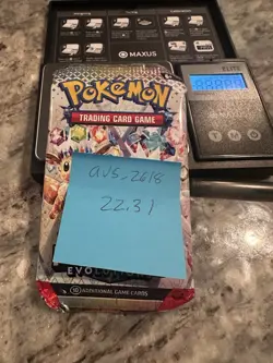 22.31g! HEAVY! -Pokemon Prismatic Evolution Booster Pack -Possible GODU - Image 3