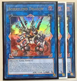 3x Borrelend Dragon 1st Edition Ultra Rare RA02-EN043 Yu-Gi-Oh! - Image 1