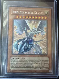 Yu-Gi-Oh! TCG Blue-Eyes Shining Dragon Secret Rare Card RP02-EN096 - Image 1