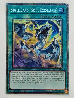 Yu Gi Oh - MP25-EN007 Spell Card "Soul Exchange" - Starlight Rare - Image 1