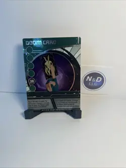 Bakugan Card - Doom Card - Chrome - Ability Card - Battle Brawlers VERY RARE - Image 1