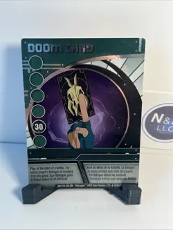Bakugan Card - Doom Card - Chrome - Ability Card - Battle Brawlers VERY RARE - Image 2