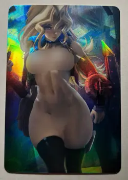 SEXY HEROINE WAIFU Mai Valentine YUGIOH ACG PREMIUM HOLOFOIL CARD NM - Image 1
