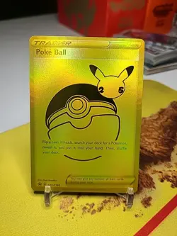 Poke Ball SWSH146 Gold Celebrations Promo Holo Pokemon Card - Image 2