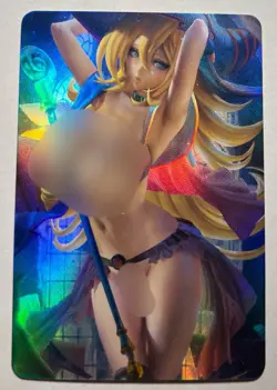 SEXY HEROINE WAIFU Dark Magician Girl YUGIOH ACG PREMIUM HOLOFOIL CARD NM - Image 1