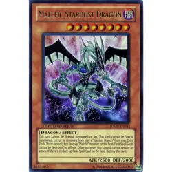 Malefic Stardust Dragon JUMP-EN043 Yu-Gi-Oh! Card Ultra Rare Limited Edition - Image 1