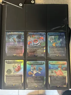 MTG x Secret LAIR SpongeBob SquarePants Rainbow Foil Set - Image 1
