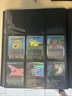 MTG x Secret LAIR SpongeBob SquarePants Rainbow Foil Set - Image 2