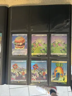 MTG x Secret LAIR SpongeBob SquarePants Rainbow Foil Set - Image 3