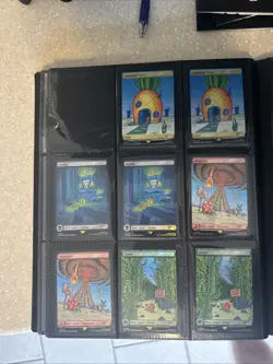 MTG x Secret LAIR SpongeBob SquarePants Rainbow Foil Set - Image 4