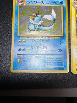 (MP) 6set Eevee Vaporeon Jolteon Flareon Jungle Holo Dark Pokemon Card - Image 3