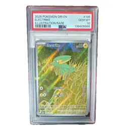 Pokemon Electrike 196/182 Destined Rivals Illustration Rare Holo PSA 10 60 HP - Image 1