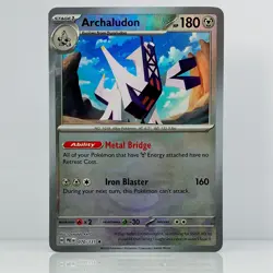 Archaludon 070/131 Prismatic Evolutions Master Ball Pattern Holo NM Pokemon TCG - Image 1