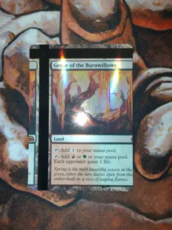FOIL NFC Miscut Grove of the Burnwillows FTV Realms MTG Magic the Gathering - Image 1