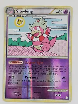 Pokemon - HeartGold & SoulSilver: Slowking (Reverse Holo) 12/123 - LP - Image 1