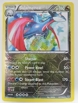 Pokemon - Roaring Skies: Salamence (Reverse Holo) 57/108 - MP - Image 1