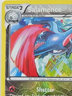 Pokemon - Roaring Skies: Salamence (Reverse Holo) 57/108 - MP - Image 3