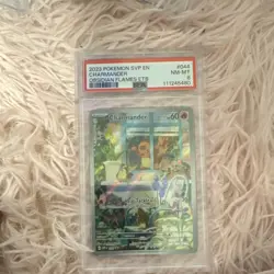 Pokemon Charmander 044 Scarlet & Violet Promo Holo PSA 8 2023 - Image 1