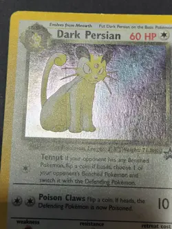 Dark Persian 17 WoTC Promo Holofoil Pokemon TCG - Image 3