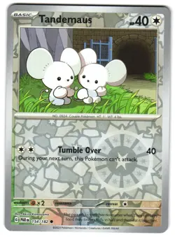 Tandemaus 154/182 Reverse Holo SV04: Paradox Rift Pokemon TCG - Image 1