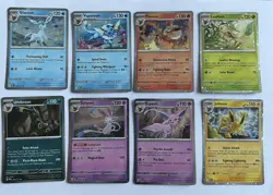 Full Complete Set Cosmos Holos Eeveelutions Prismatic Evolutions Pokemon TCG - Image 1