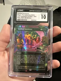 Kindred Summons -MTG -Double Rainbow SLD Foil -Everyones Invited CGC 10 Pop 1 🔥 - Image 1