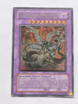 Yu-Gi-Oh! Karte Chimeratech-Uberdrache POTD-DE034 Ultimate Rare 1. Auflage - Image 2