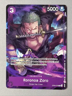 One Piece - Full Art Promo - OP09-076 - Roronoa Zoro - Alt Art - Image 1