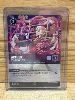 Arthur: Wizard's Apprentice(Enchanted) Disney Lorcana EN2 Rise of the Floodborn - Image 1