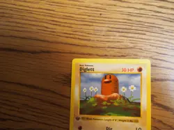 Pokemon 1999 1st Edition Shadowless Base Diglett common card - Image 3