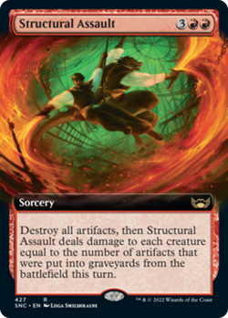 Structural Assault (Extended Art) FOIL Streets of New Capenna NM CARD ABUGames - Image 1