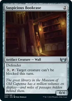 Suspicious Bookcase FOIL Streets of New Capenna NM Uncommon CARD ABUGames - Image 1