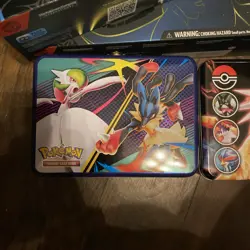 Lot Of Pokemon TCG Tins, UPC, Supplies, Stickers NO CARDS - Image 2