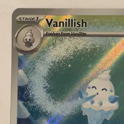 Pokemon Cards Vanillish 112/086 White Flare Holo Illustration Rare NM - Image 2