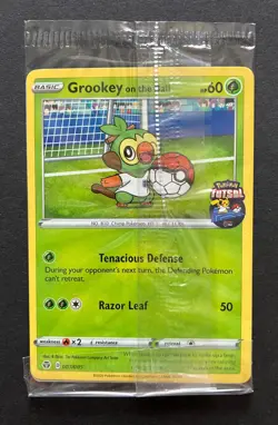 Grookey On The Ball 003/005 Futsal Pokemon Card PROMO UK Exclusive NEW SEALED - Image 1