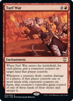 Turf War Streets of New Capenna Commander NM Red Rare MAGIC MTG CARD ABUGames - Image 1