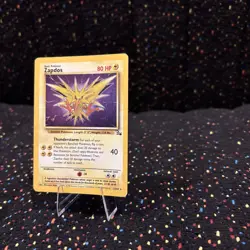 Pokemon Zapdos 15/62 Base Set Holo Rare 1999 80 HP English TCG Card - Image 3